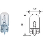 MAGNETI MARELLI Glühlampe, Kennzeichenleuchte